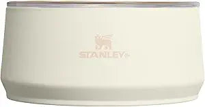STANLEY Pet Bowl | 6-Cup (48 oz) Insulated Stainless Steel Dog & Cat Bowl | Splash-Resistant Lid | Dishwasher Safe | BPA-Free | Cream