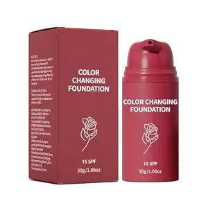 ýýýKorean Color Changing Foundation, Auto Adjusting Skin Tone Blurs Fine Lines Imperfections Color Changing Foundation for Mature Skin. 1.06 Fl Oz