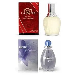 Sandora Fragrances Women's Perfume 2-Pack – Eau de Parfum – Two Full-Size 100 ml Bottles – Modern Sweet Feminine Statement + Soft Mysterious Balanced Everyday Fragrance