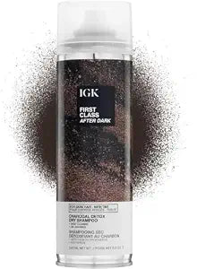 IGK First Class After Dark Charcoal Dry Shampoo for Dark & Brunette Hair