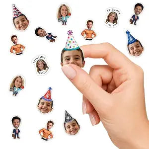 Bleu Reign Custom Face Stickers