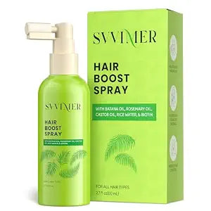 Svvimer Hair Boost Spray - with Rosemary Batana Oil Biotin for Hair Loss and Thinning - Thicker Fuller Longer - for Women and Men 2.7 Fl Oz (Pack of 1)" since unit on hand is Hair Boost Spray.