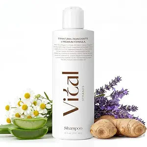 Hair Growth Shampoo for Thinning Hair for Women – Rosemary, Nettle & Saw Palmetto, 23 Natural Ingredients, Sulfate Free Scalp Detox, Anti Breakage Conditioner - 8 fl oz
