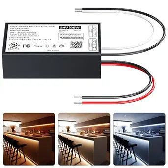 96W Dimmable LED Driver 24V,Triac ELV/MLV LED Transformer Compatible with Lutron&Leviton Switches,Dimmable Led Power Supply for Indoor/Outdoor L-E-D Lights,UL&FCC-Listed