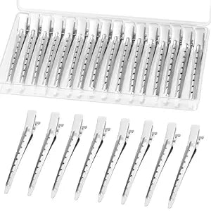 Gingbiss 24 Pcs Duck Billed Hair Clips, 3.5 inch Metal Alligator Hair Clips