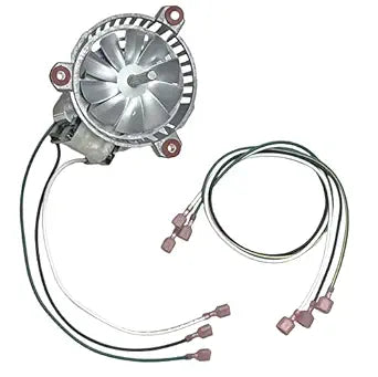 3-21-08639 Combustion Blower Motor for Harman P68, P43, P61, P61A, Accentra 52i, Advance, P38 Pellet Stoves, with 3-20-502221 Double Paddle Fan Blade. Replaces Part 3-21-08415