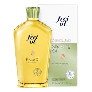 frei öl shaping oil – body oil for cellulite reduction – smooths, tightens & firms problem areas & Post pregnancy regression – citrus scent – all skin types – vegan – 125 ml / 4.23 Fl Oz