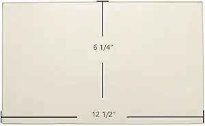 Hitzer EZ Insert Ceramic Glass Panel Γ OEM Replacement (12 1/2" x 6 1/4") | Part #EZ625125