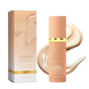 4 in 1 Foundation Liquid, Foundation Medium Spectrum, Hydrating Medium Full Coverage Concealer Foundation with SPF 50+, Color Changing Foundation Light Spectrum
