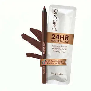 PERSONA 24HR Chocolate Waterproof Eyeliner Pencil, Creamy & Sharpenable