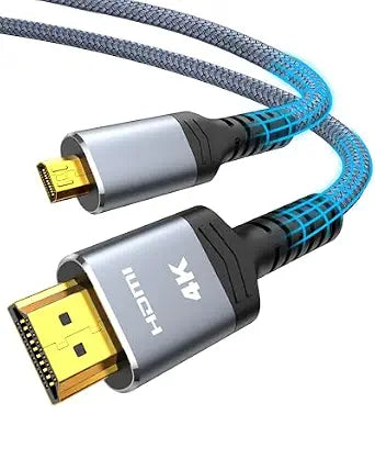 Highwings 4K Micro HDMI to HDMI Cable 3 FT, 4K@60Hz Micro HDMI Cord