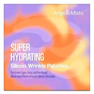 AngelicMisto Reusable Silicone Patches for Under Eye, Face and Forehead Wrinkles