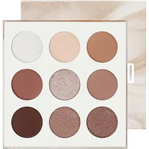 docolor Neutral Eyeshadow Palette 9 Colors, Cool-Toned Nude Brown Eyeshadow