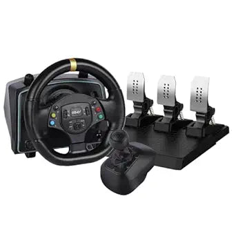 DOYO Racing Wheel with 1080Â° Rotation, Hall Effect Pedals, 6-Speed Shifter & Dual Vibration for Xbox Series X|S, Xbox One, PS4, PC, Nintendo Switch, Android