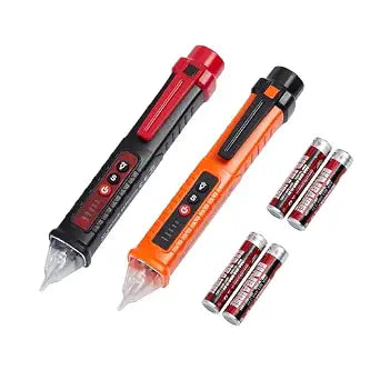 2 Pack Non-Contact Voltage Detector, Voltage Tester Electrical Tester