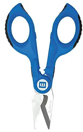WEICON Cable Scissors No. 35 - Stripper with crimping function | Electricians' Shears with stripping function | Cutting - Stripping - Crimping | Include protective sheath | Shears for electricians
