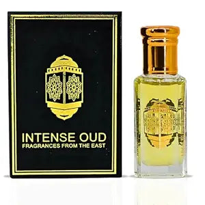 INTENSE OUD Scandalous Long Lasting Arabian Perfume Oils for Women 12ML (0.40 OZ) Floral Fruity Fragrance Oil with a Warm Finish - Concentrated Perfume Oil in an Elegant Black Gift Box