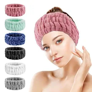6 Colors Terry Spa Headbands, Non-Slip Women Face Washing & Makeup