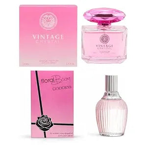 Sandora Fragrances Women's Perfume 2-Pack – Eau de Parfum – Two Full-Size 100 ml Bottles – Soft Floral Fresh + Rich Warm Floral Fragrance