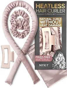 NYK1 Comfortable Heatless Curler Set For Effortless Curls & Waves | 5pc Set