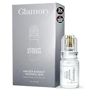 Original Glamory Radiant Flawless Skin Micro Infusion Kit - At Home Facial System Beauty Tool Skin Care for Face | 0.25MM Needle