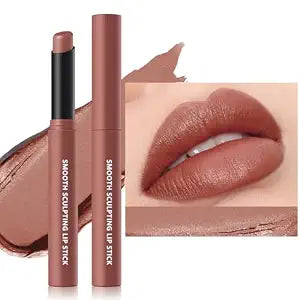 Velvet Matte Lipstick, Long Lasting Waterproof Non Transfer, Moisturizing Non-Drying Fog Lipstick for All Skin Tones Daily Makeup 06