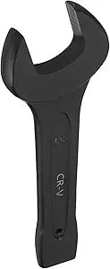 HARFINGTON Open End Striking Wrench 56mm Metric CR-V Steel Single Open Spanner Baking Paint U Shape Head Wrench Hand Tool for Mechanical Automotive Repair