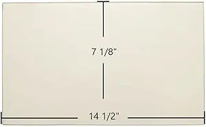 US Stove Forester 3500 / 3500PB Ceramic Glass Panel | 14 1/2" x 7 1/8" | Part #891698