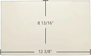 Morso Lion Single Door Ceramic Glass Panel Γ 12 3/8" x 8 13/16"
