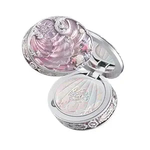 Flower Knows Shell's Jewel Baked Powder with Mirror & Puff, Talc-Free