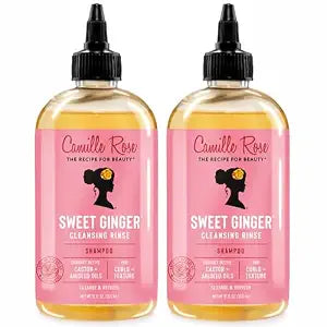Camille Rose Shampoo, Sweet Ginger Cleansing Rinse 2-Pack, 12 Oz Ea