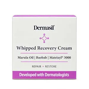 Dermasil Whipped Recovery Cream with Marula Oil, Baobab & Matrixyl® 3000, Repairs and Restores, 1.78 fl oz