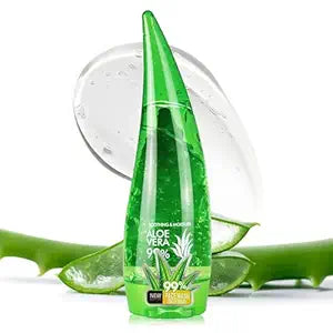 99% Organic Aloe Vera Gel,Aloe Vera Soothing Gel,Natural Moisturizing Lotion for Soothing Skin Care,Long Lasting Moisturizing body Lotion,After Sun Skin Care Cream for Face and Skin (260ml)