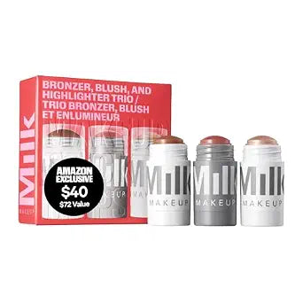Milk Makeup Bronzer, Blush + Highlighter Full Size Trio