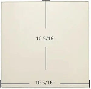Enerzone Cambridge Pellet Ceramic Glass Panel (10 5/16" x 10 5/16") | OEM High-Temperature Replacement