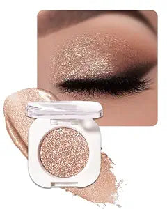 Shimmer Eyeshadow, Metallic Holographic, Champagne Gold