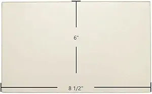 Hawke Small Double Door Ceramic Glass Panel (8 1/2" x 6") | High-Temperature Replacement | Part #Hawke-SMDD