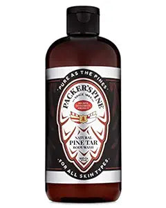 Packer's Pine Tar Body Wash for Men & Women | Soothing Pine Tar Shower Gel for Psoriasis, Eczema & Itchy Skin | Natural Pine Tar & Oils | Paraben & Sulfate-Free, 16 fl oz