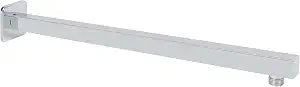 Shower Arm, Rain Shower Head Extension Extender, With Flange and Teflon Tape, Made of Thicken Stainless Steel for Bathroom Rainfall Shower (20 Inch, Chrome)