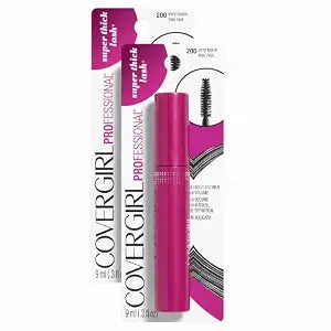 Covergirl Professional Super Thick Lash Mascara, Very Black, 0.3 Fluid Ounce (Pack of 2)