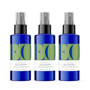 EO Aluminum Free Deodorant Spray, Jasmine Verbena, 4 oz 3-Pack