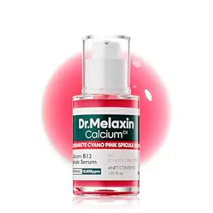 Dr.Melaxin Cyano Pink Spicule Serum with Vitamin B12, Liquid Microneedle Facial Treatment for Enlarged Pores, Niacinamide for Texture Refining & Renewal, 1.01 fl.oz