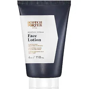Scotch Porter Moisture Defend Face Lotion for Men, Lightweight & Non-Greasy