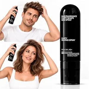 Fluffy Hair Shaping Spray, Peach Jo Fluffy Shaping Spray, Volumizing Hair Spray Root Lift, Flat to Fabulous Hair Volumizing Spray, 3 Fl Oz (90 mL)