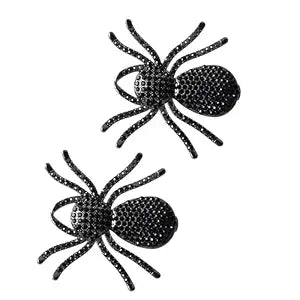 Cuizhiyu Black Spider Hair Clips for Women Girls Halloween Hair Clip 2PCS