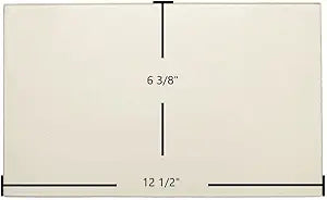 Century S126, S130, S241E, 242E Replacement Glass Γ 12 1/2" x 6 3/8" (Part #SE63004-1)