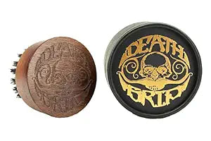 Beard Brush & Round Mustache Comb for Men Small Boar by Death Grip
