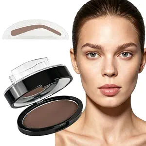 Eyebrow Powder Stamp, Quick Create Nature Perfect Eyebrow-Light Brown
