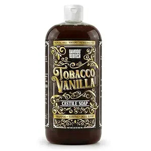 BAMBOO AND BIRCH Castile Soap Liquid, Tobacco Vanilla, 32 oz