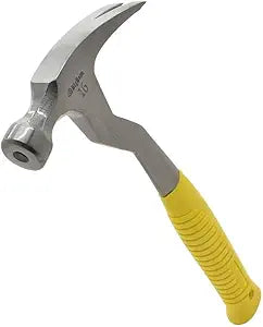 Big Horn 15111 16 Oz Magnetic Cap Nail Roofing Hammer  One-Handed Nail Placement with Magnetic Face  Single-Piece Forged Steel, Ergonomic Non-Slip Grips  Roofing, Dry-In, House Wrap